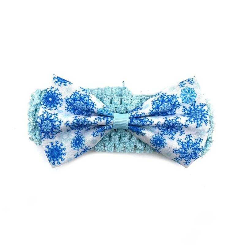 30/100pcs Large Dog Winter Bowties Snowflake Pattern Small Middle Large Dog Bowties Pet Dog Grooming Accessories Pet Supplies