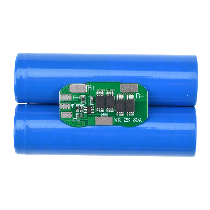 Bms 2sリチウム電池放電保護ボード、ニッケルプレート付きPCB保護回路、7.4v、5a 6a 10a、18650