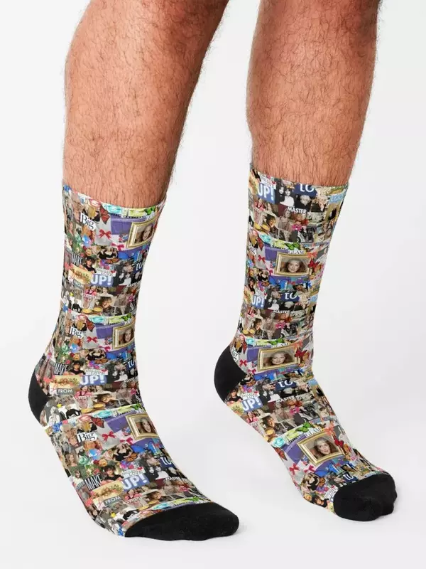 Meryl Streep-Collage Socken Sports trümpfe Mann männliche Socken Frauen