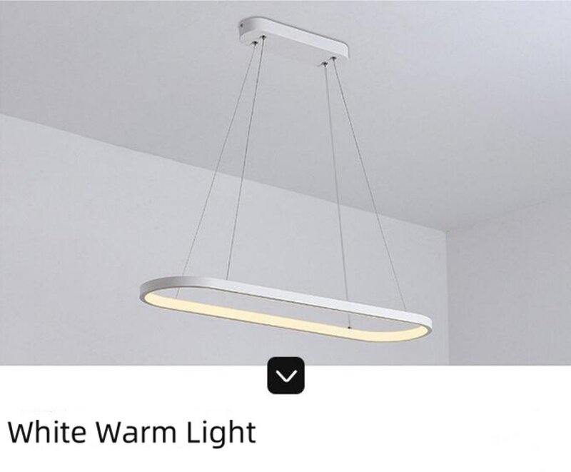 ضوء شريط LED بسيط الشمال ، مصباح سقف غرفة الطعام ، طاولة بار ، كلمة إبداعية ، البساطة الحديثة ، تصميم الإضافية