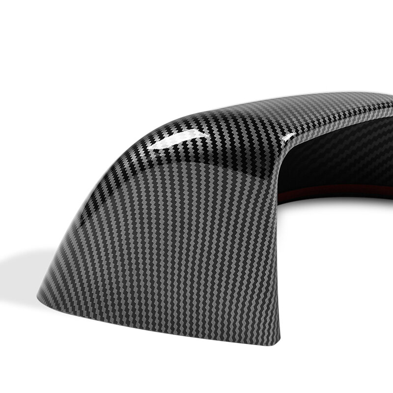 Auto Rückspiegel Abdeckung Für Tesla Modell 3 Y Helle/Matte Carbon Fiber Rückspiegel Dekorative Shell Außen zubehör
