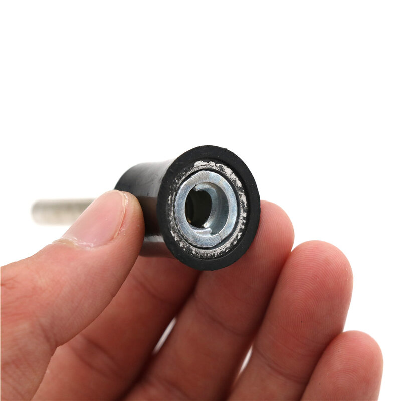 1 "suporte de disco de lixamento 6mm rolo & bloqueio almofada giratória holdershank para polimento discos abrasivos