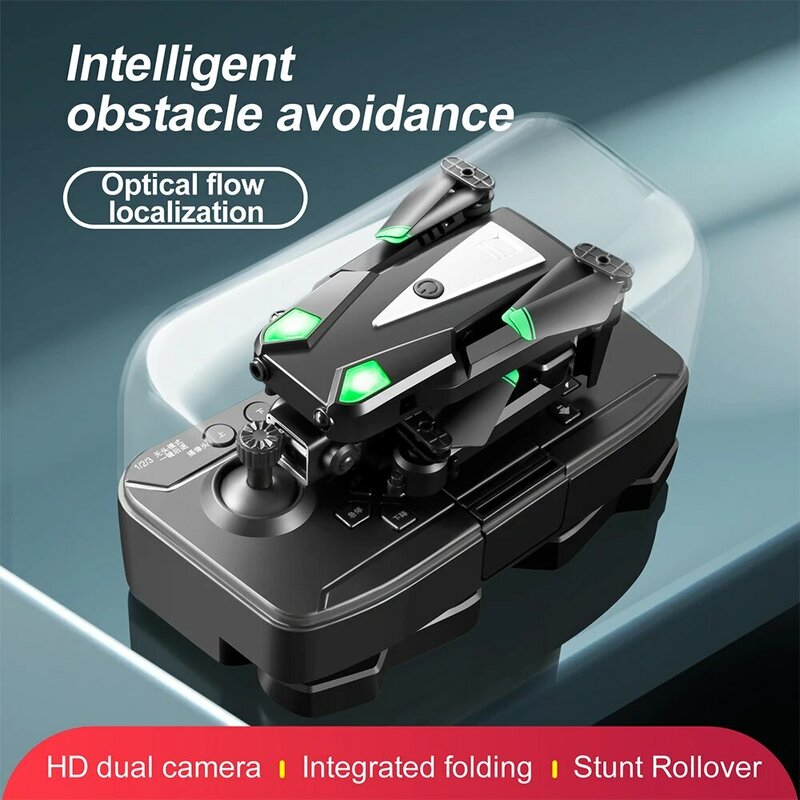 Mini importateur S125 avec caméra HD pour touristes, évitement d'obstacles intelligent, localisation du flux optique, cascade, renversement, quadrirotor RC