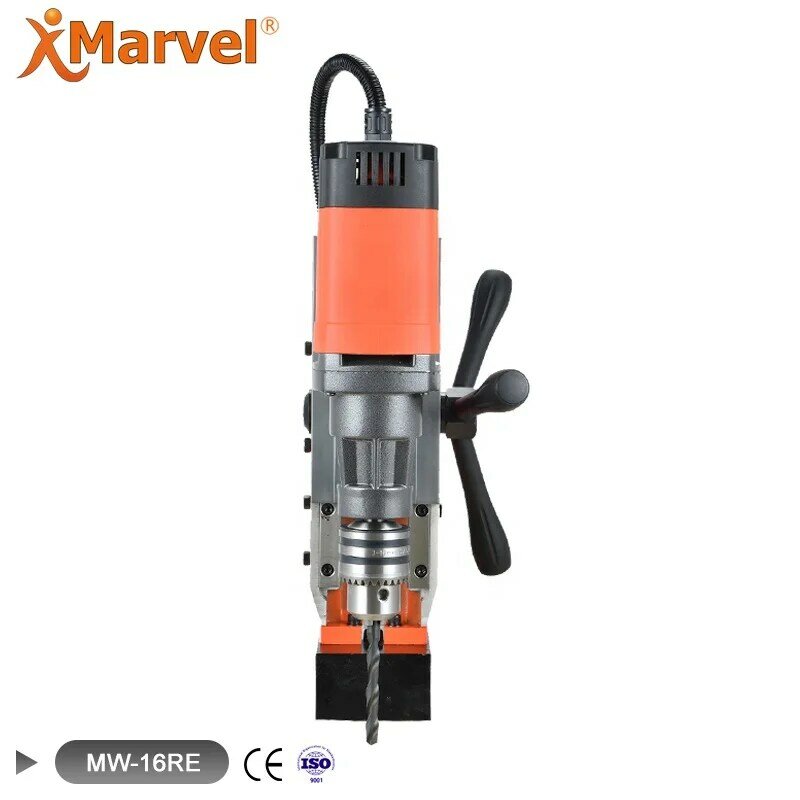 MW-16RE 16mm twist drill bit chuck shank small hole portable AX13 Professional magnetic drill with 13mm twist drill