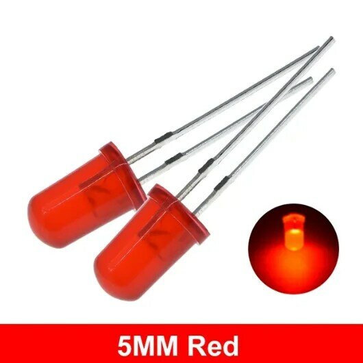 5mm Voll serie LED rot, blau, weiß, gelb, grün Leuchtdiode kurze Stift länge 18mm Dip LED Perlen f5