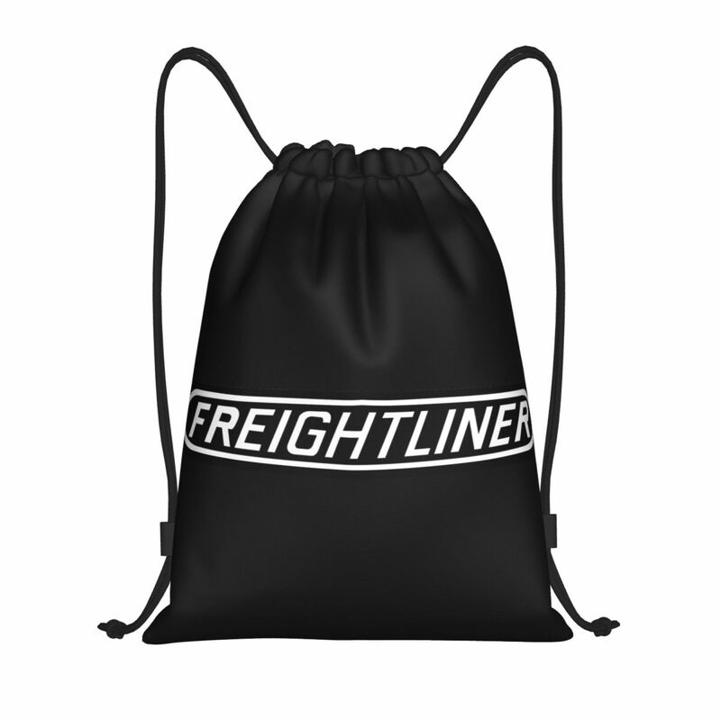 Freightliner Drawstring Bags Women Men Foldable Sports Gym Sackpack Shopping Backpacks