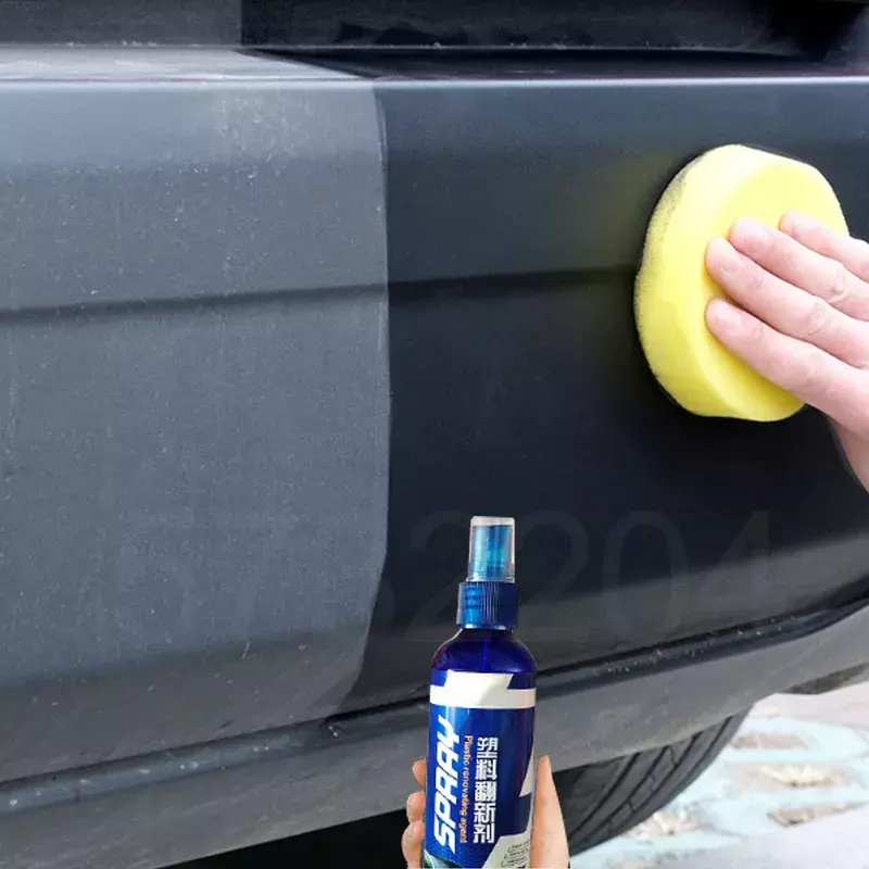 Minyak plastik otomatis kembali ke kilau hitam produk pembersih mobil Semir otomatis dan perbaikan lapisan Renovator untuk detail mobil