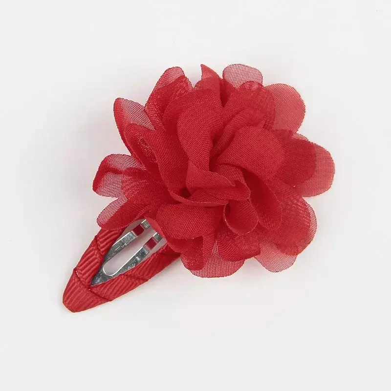 Fashion Bayi Perempuan Mini sifon bunga klip rambut anak-anak manis jepit rambut untuk anak-anak aksesoris hiasan kepala alat peraga foto Set Hadiah