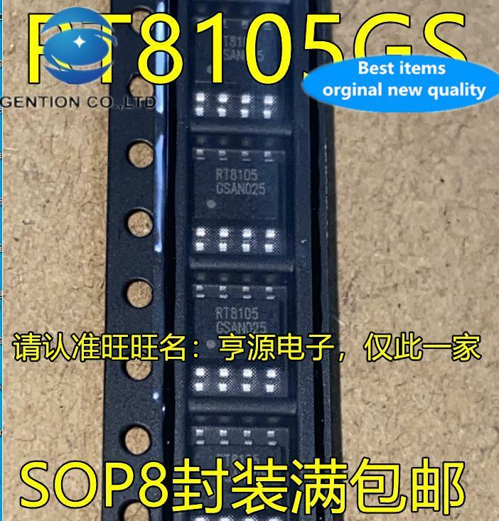 20 piezas-placa base LCD para control de energía, interruptor de gestión de energía, original, nuevo, RT8105GS, RT8105PS, RT8105, SOP8, 100%