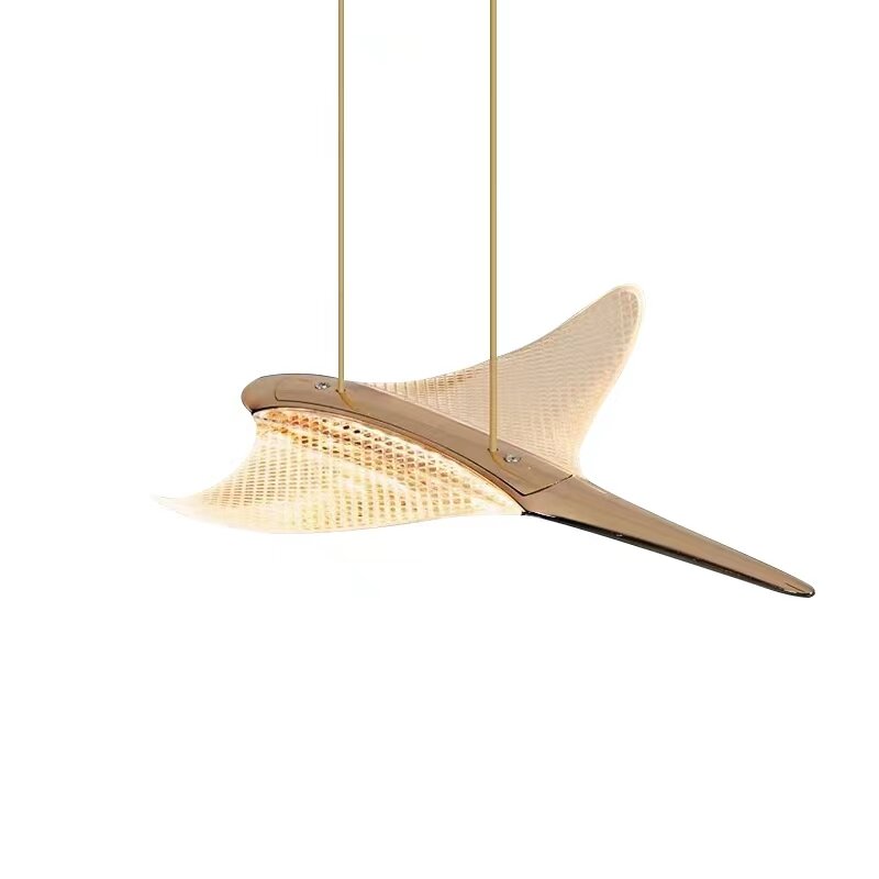 Современная светодиодная люстра Seagull, двойная потолочная лампа для гостиной, коридор, лампа для коридора в скандинавском стиле