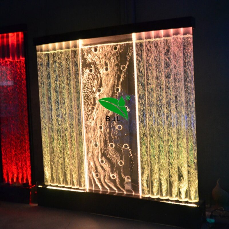 Panel de pared de burbujas de agua acrílicas, divisores de habitación personalizados, decoración de salón de restaurante