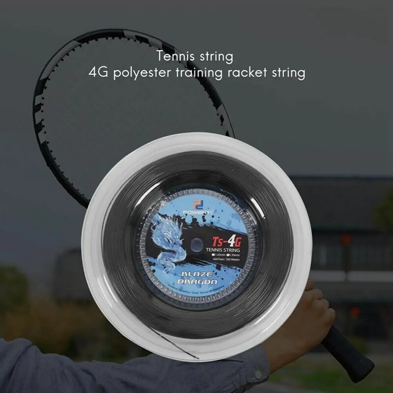 Raquette de tennis en ligne rigide, 200m, accessoires d'entraînement primaire