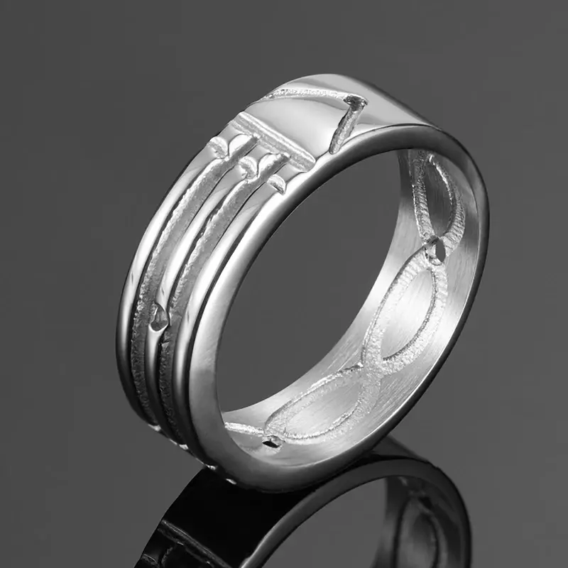 Atlantis rings are simple and fashionable silver/gold/rose gold men's and women's rings
