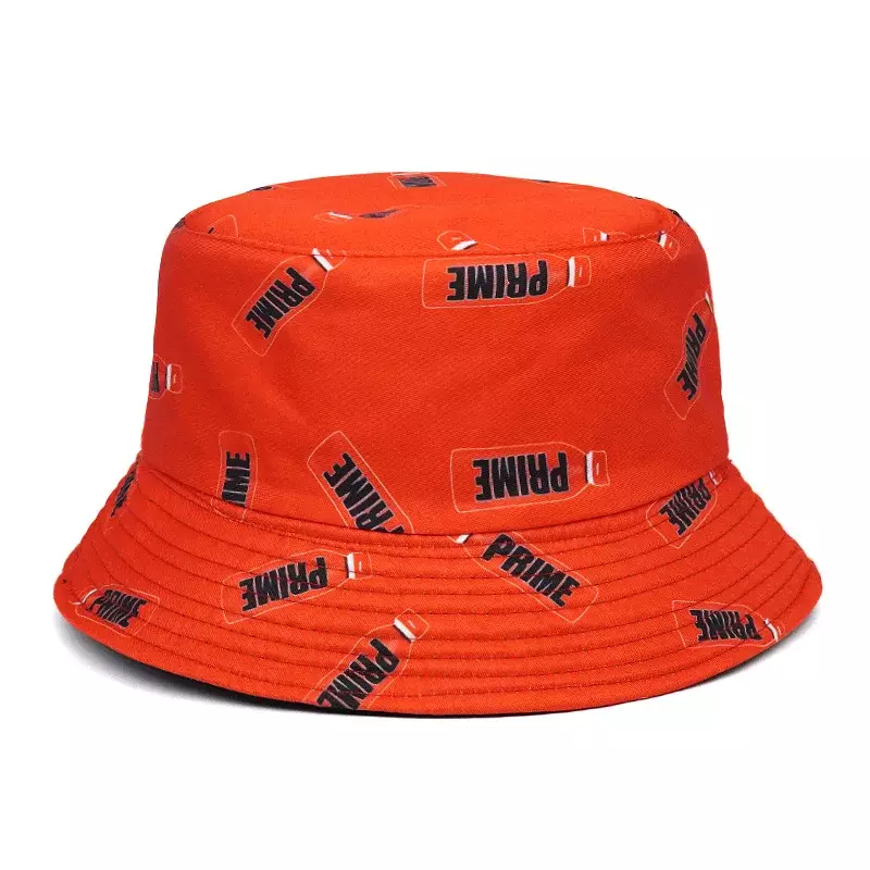 หมวกแก๊ปพิมพ์ลายตัวอักษร2023 Topi BUCKET หมวกชาวประมงปานามาหมวกฮาราจูกุพิมพ์ลายสำหรับฤดูร้อนกลางแจ้งฮิปฮอปบ็อบ Gorras