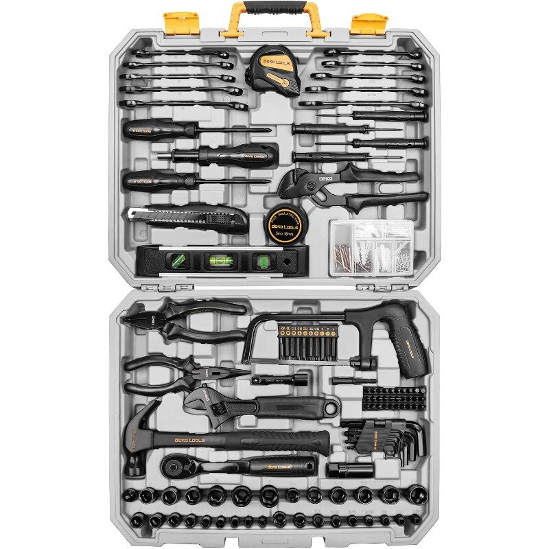 Kit de herramientas de mano generales para el hogar, juego profesional de herramientas de reparación de automóviles, 218 piezas