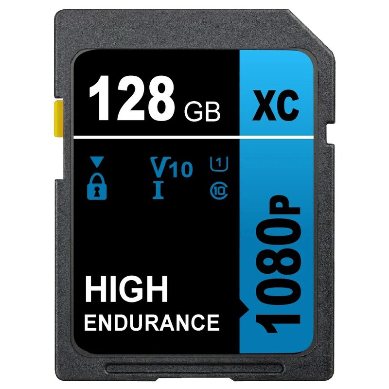 SD-карта 8 ГБ, 16 ГБ, 32 ГБ, 64 ГБ, 128 ГБ, класс 10
