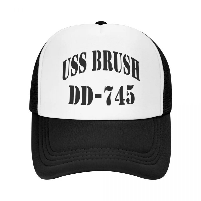 USS ESCOVA-Boné de beisebol para homens e mulheres, chapéu militar, chapéu esportivo, marca de luxo, Beach Outlet, DD-745, navio, novo