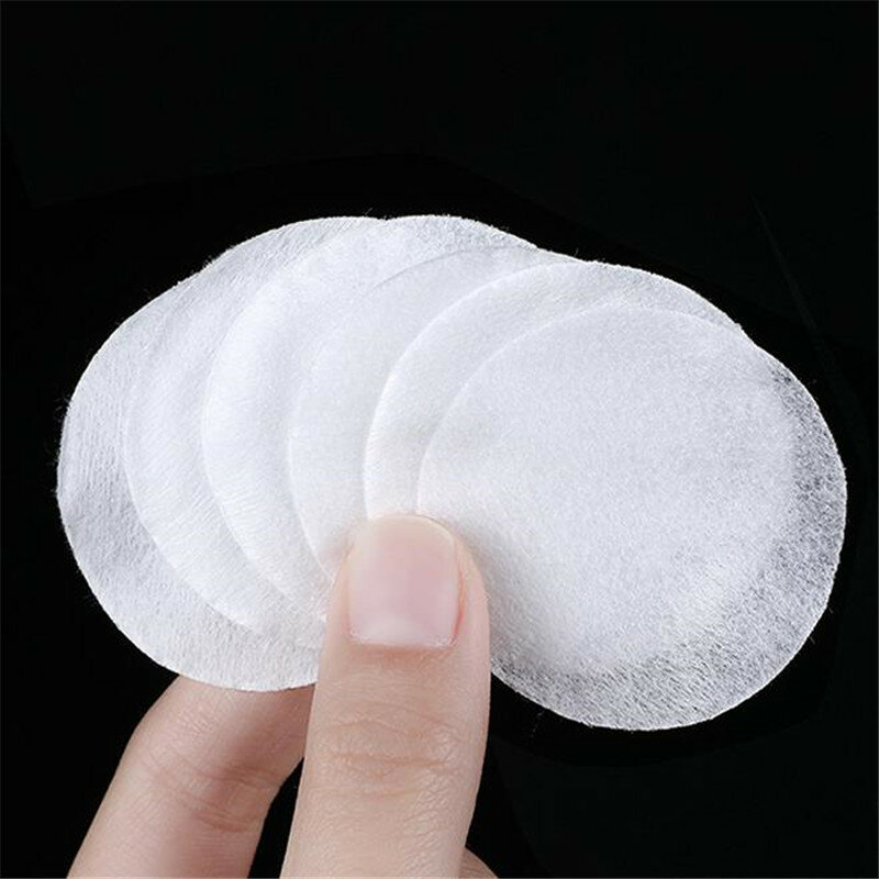 500 pcs/saco redondo algodão nial limpe a remoção da arte do prego toalhetes almofada de papel livre gel polonês limpador removedor de unhas manicure ferramenta 2 #