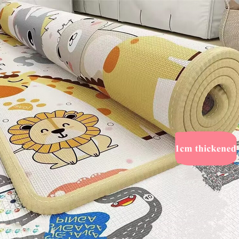 EPE mata do zabawy niemowlęce zagęścić 1cm/0.5cm zabawki dla dzieci dywanik cała mata rozwijająca matę pokój podkładka do pełzania bezpieczeństwa dywan dla dziecka prezent