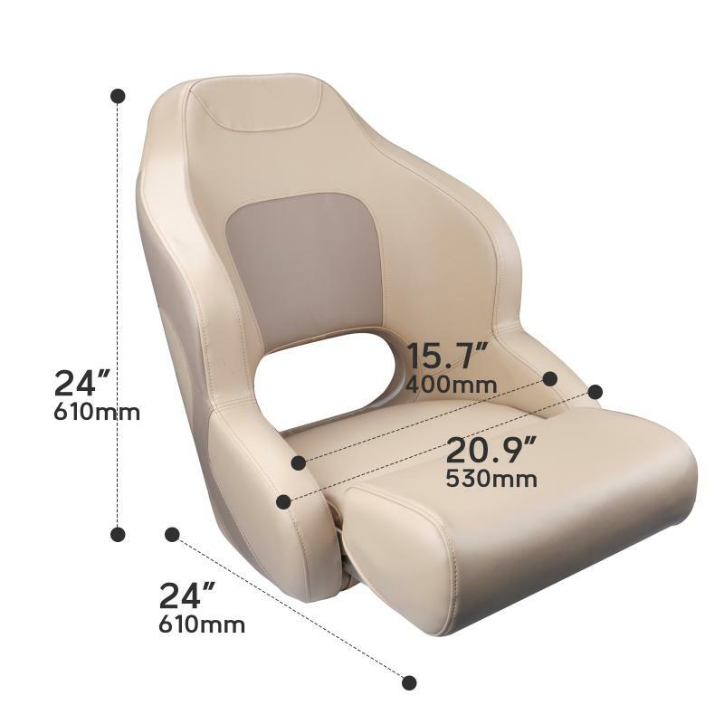 Pvc Boat Chairs Folding Boat Seats Marine Fishing Pro Casting Deck Seat for Boat Bike Butt Chair Outdoor Speedboat  Lancha 보트의자