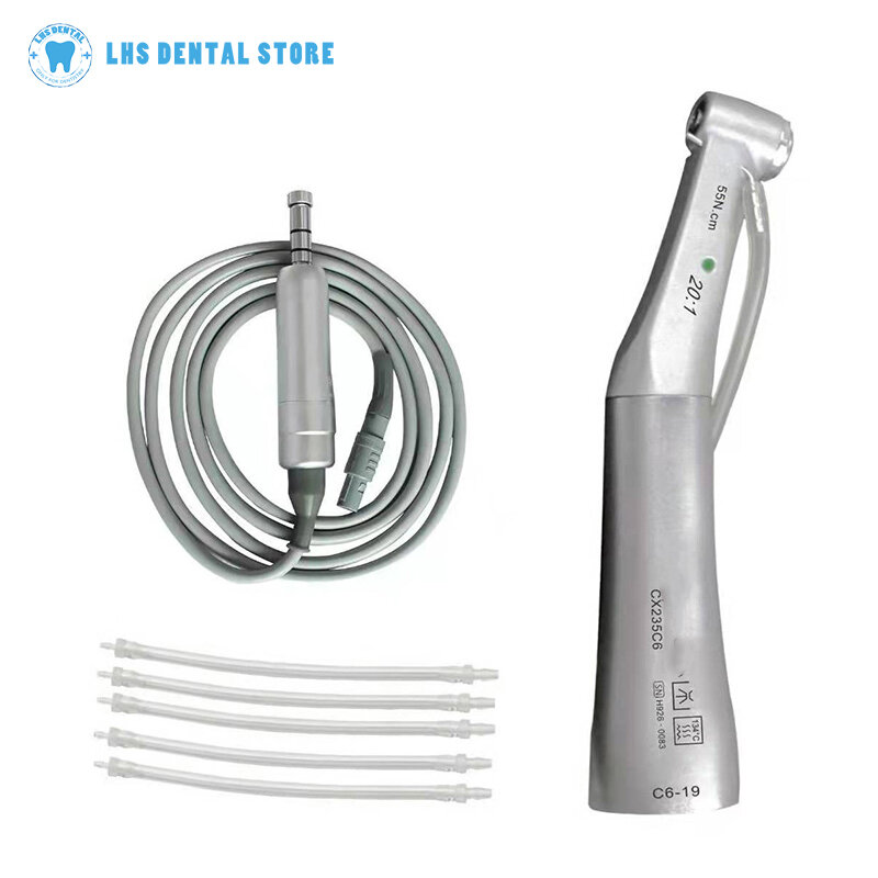 Dental Implant Motor COXO C-Sailor Professional Surgical Brushless LED Touch Panel Motor with 20:1 Contra Angle Handpiece Max55N
