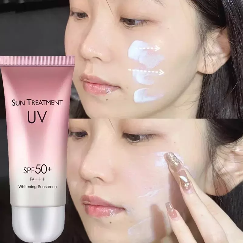 Crème solaire imperméable pour le visage et le corps, produit blanchissant, protection de la peau, anti-soleil, éventuelles F50 +, 60ml