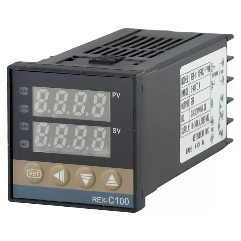 Controlador Digital de temperatura PID, REX-C100, relé SSR 40DA + termopar tipo K, accesorios para herramientas eléctricas