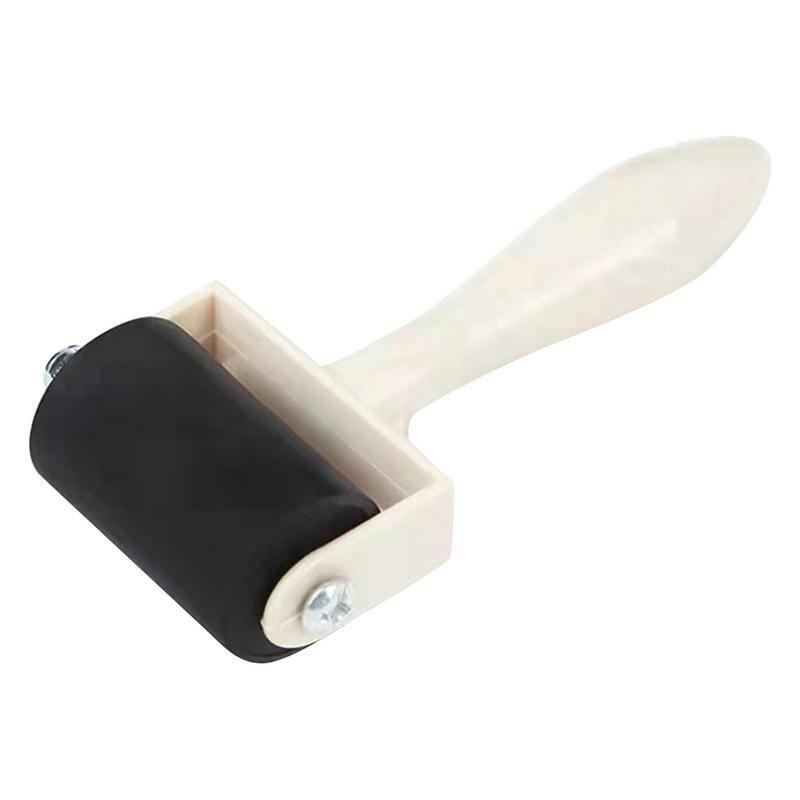 Rubber Roller Printmaking Rubber Roller With Wooden Handle Stamping Tool Paint Roll Painting Tools with 3 Size ﻿