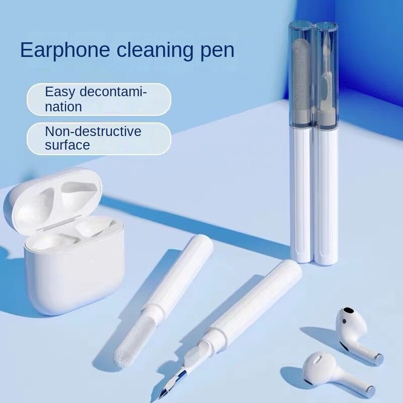 Kit de nettoyage pour écouteurs Bluetooth Airpods Pro 1 2 3, stylo de nettoyage, brosse de nettoyage, étui d'écouteurs, outils de nettoyage pour Xiaomi Huawei