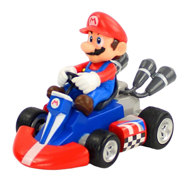 Super Mario Rib Back Car Green Yoshi Matkey Action Figure, Kong Bowser, Luigi Toad, Princess Peach, Anime Game, Butter Toys, peuvGifts