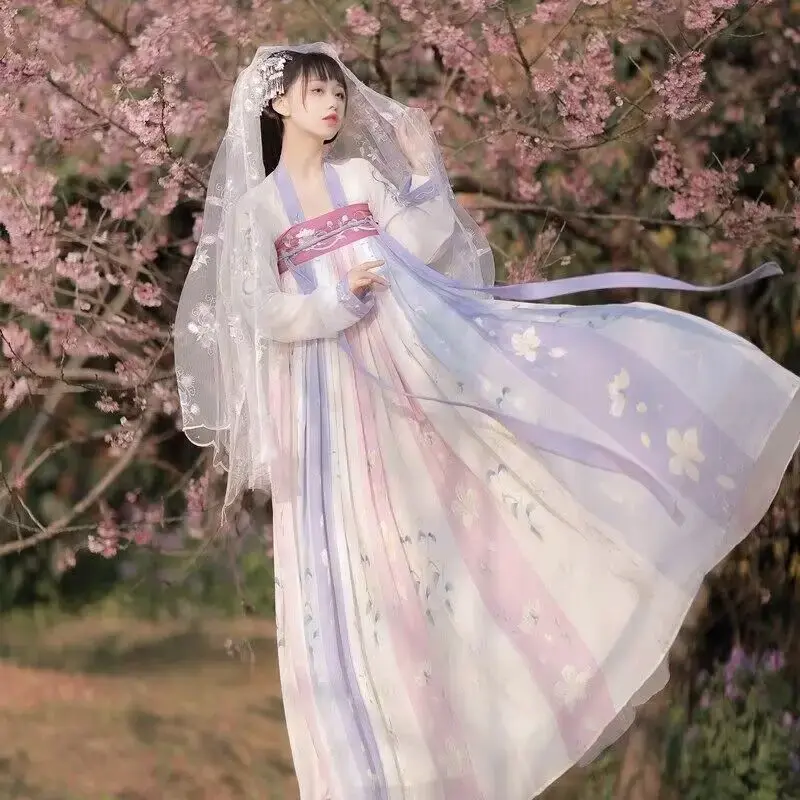 Hanfu Vrouwen Chinese Traditionele Cosplay Fee Kostuum Oude Lied Dynastie Hanfu Jurk Dansjurk Plus Size Xl