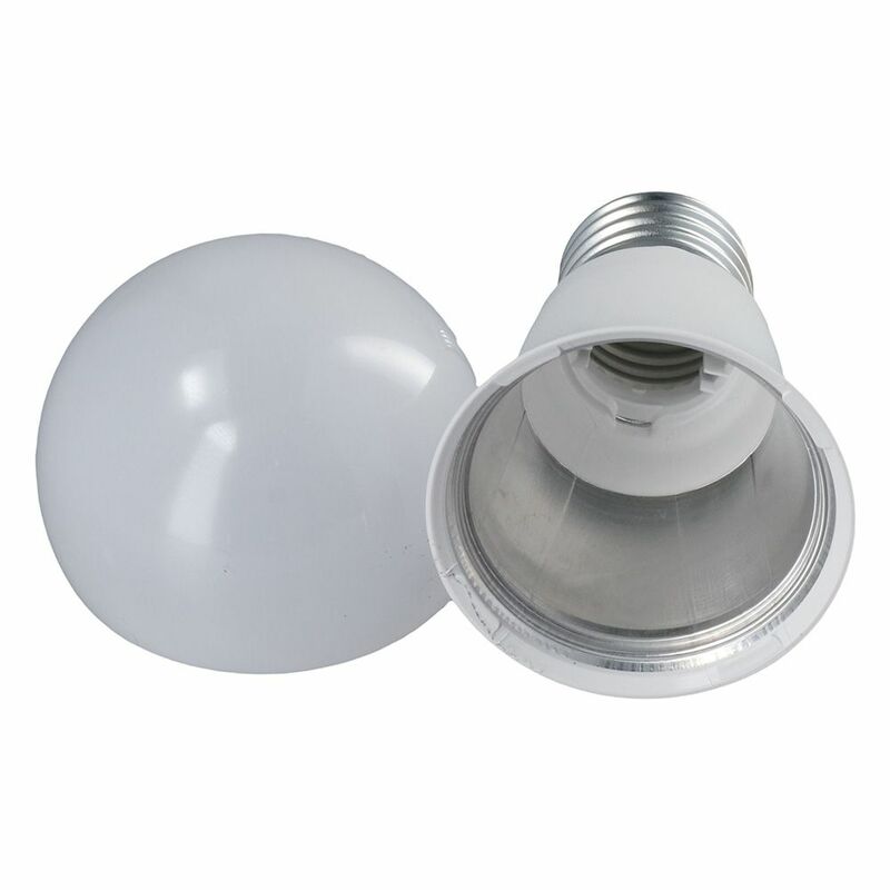 Bulb Shape Hide-a-Spare-Key White Fake Bulb Storage Box 12*6cm Mini Key Security Case Outdoor/Indoor Creative Ornament Gift