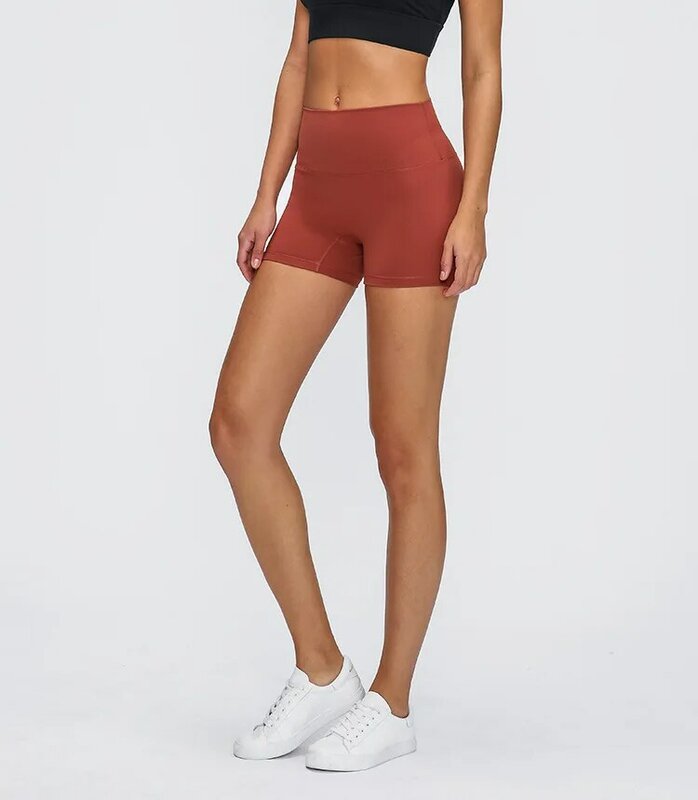 Pantalones cortos de Fitness para mujer, mallas deportivas transpirables de cintura alta para correr, gimnasio y entrenamiento de verano