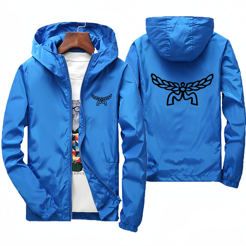 Модная однотонная ветрозащитная куртка 2024, Солнцезащитная Мужская/женская тонкая куртка, Мужская брендовая Высококачественная бейсбольная куртка для занятий спортом на открытом воздухе
