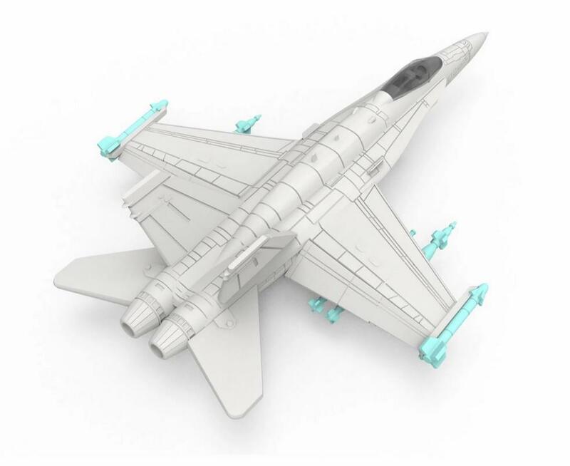 SNOWMAN SG-7051 1/700 F/A-18C Hornet Strike Fighterlll (Air-to-Ground) Model Kit