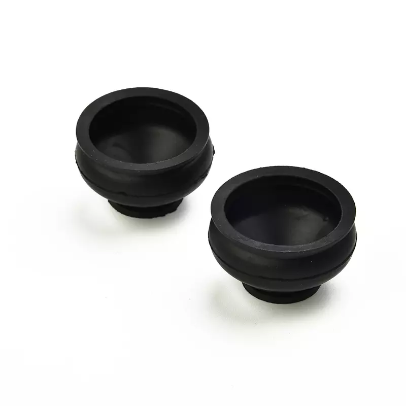 Junta esférica de goma para botas de polvo, accesorios universales para polainas, 6 piezas, color negro