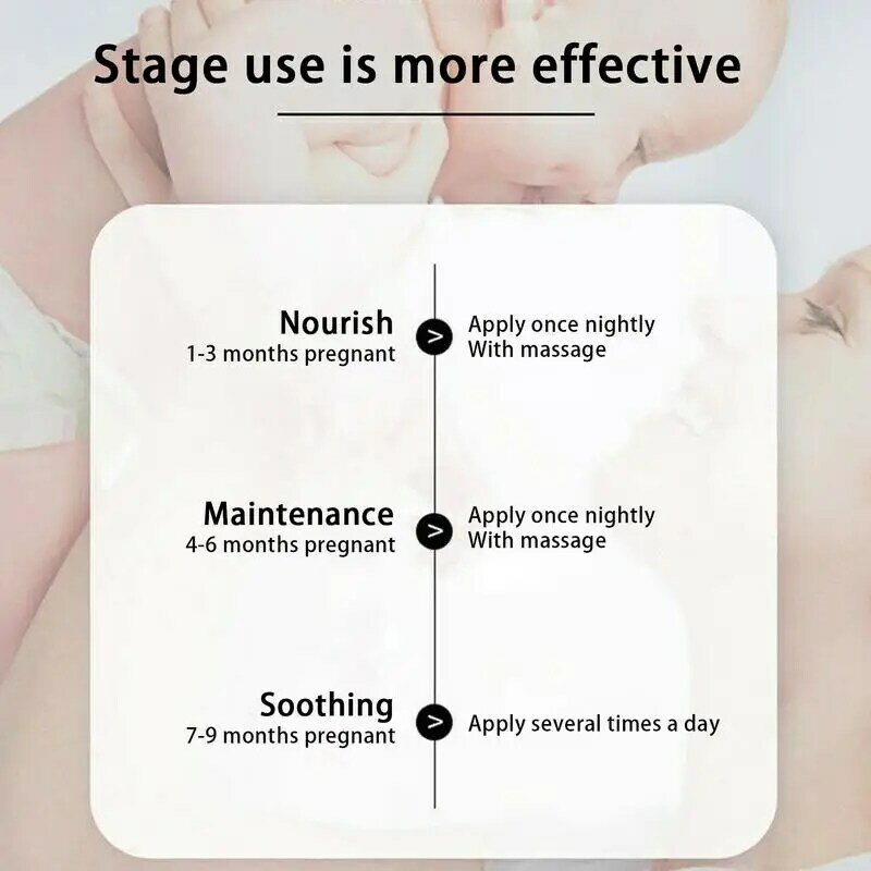 Stretch Mark Cream For Pregnancy Stretch Marks Removal Deep Repair Mark Firming Cream 150ml Moisturizing Skin Belly Skin Care