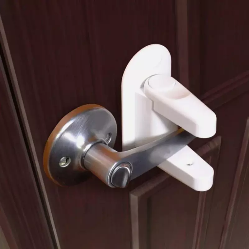 Universal Tür Hebel Lock Kind Baby Sicherheit Lock Rotation Beweis Professionelle Tür Klebstoff Sicherheit Latch Multi-funktionale