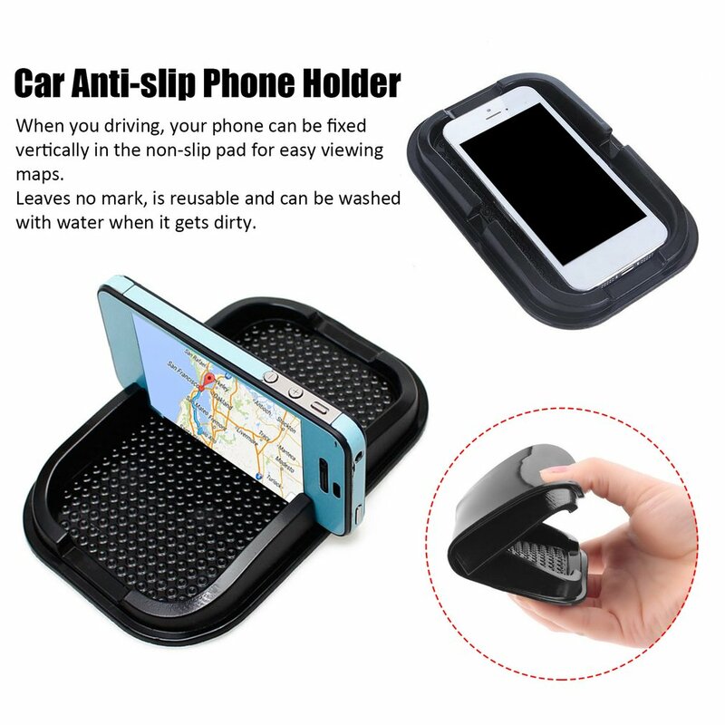 2024New Car Dashboard Windshield Multifunctional Fancy Black Car Stylist Mat Anti Non Slip Gadget Phone GPS Holder Fast shipping
