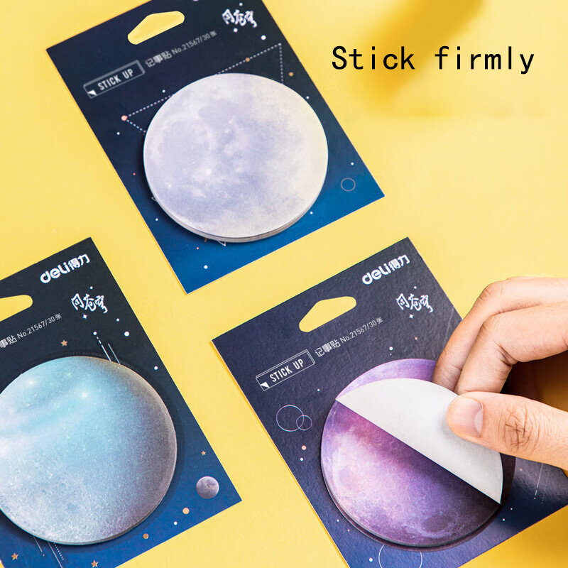 4pcs Aerospace theme Sticky Note Posted It Note Pads Stickers Planner Sticker Notepad Memo pad School Office Supplies