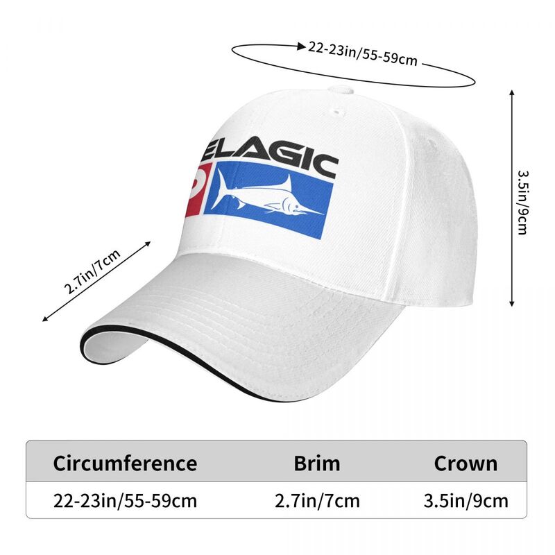 Unisex Lazer Pesca Pelagic Golf Cap, Chapéu do camionista, Formal Sun Caps