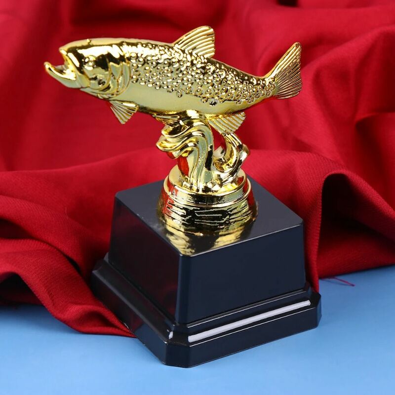 Piala ikan penghargaan Model plastik anak-anak souvenir kerajinan kompetisi olahraga hadiah sekolah pemenang penghargaan penghargaan mainan trofi
