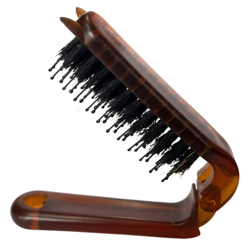 Hair Brush Travel Comb Portable Folding Comb Compact Hair Detangling Comb