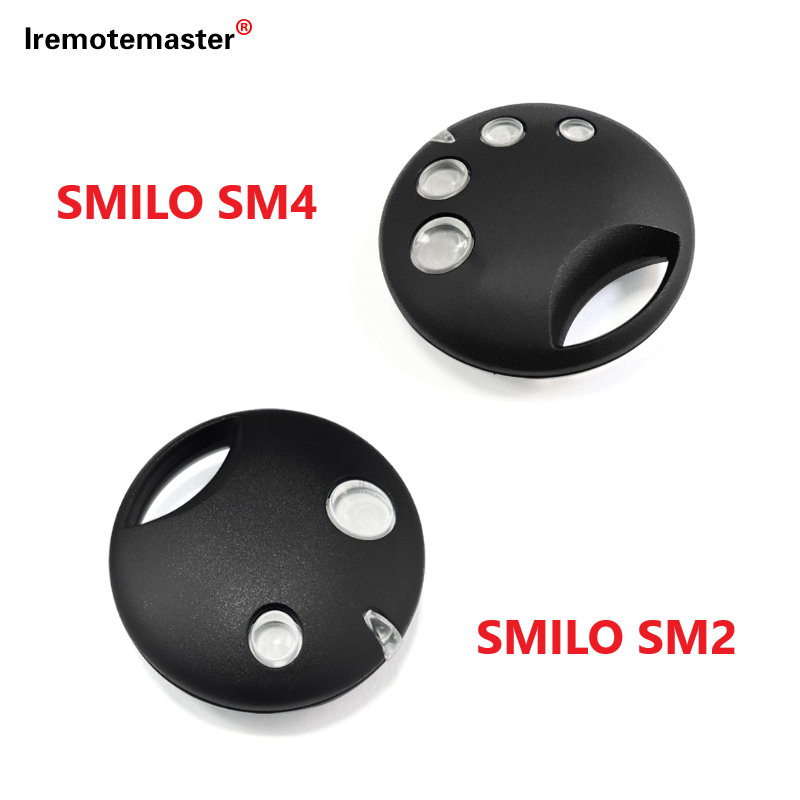 For SMILO SM2 SMILO SM4 Remote Control Italy Garage Gate Door Command 433.92MHZ Rolling Code Gate Opener Key Transmitter