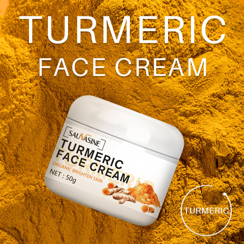 Instant Turmeric Face Cream, Whitening, Anti-Aging, Fade Fine Line, Lifting Firming, Hidratante, Brightening Skin Care