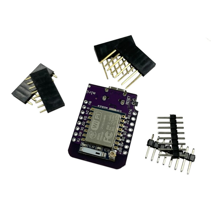 Placa de Desenvolvimento Mini, ESP8266, Módulo ESP-07/07S, Serial Wireless, Wi-Fi, Online, D1, Versão Mini