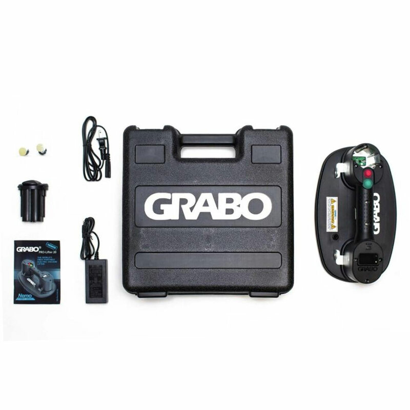 USA Warehouse GRABO Lifter Portable Granite Glass Electric Vacuum Cup Lifter Heavy lifting made easy