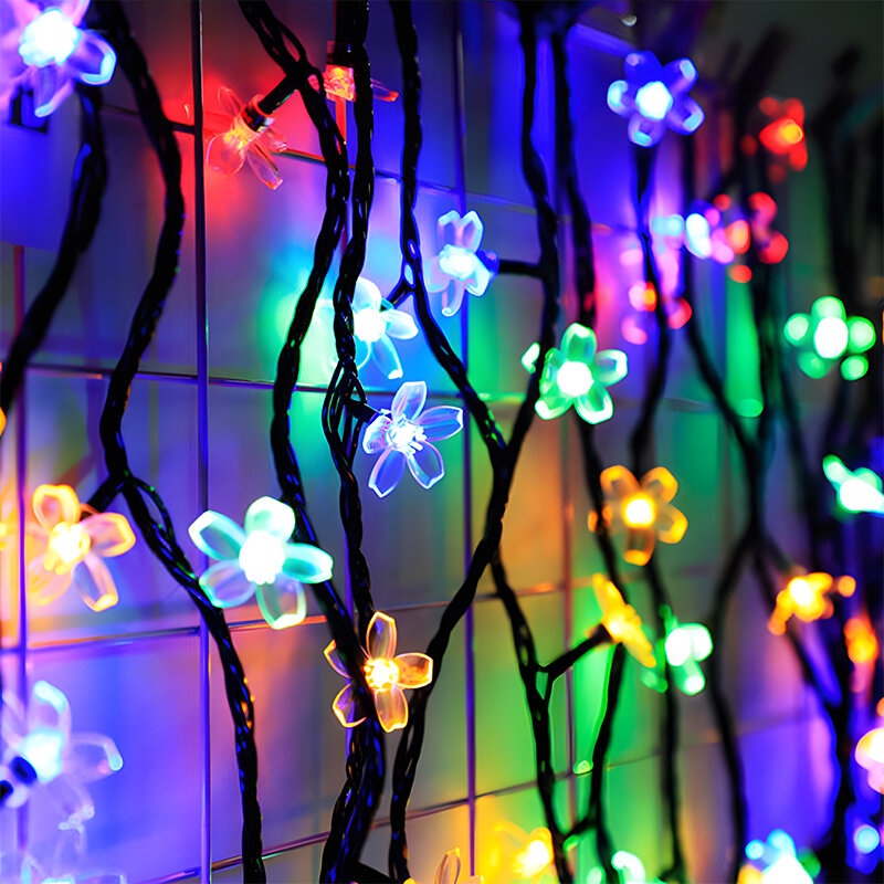 人工電池式LEDライト,屋外照明,庭,結婚式,クリスマスパーティーの装飾,1.5m