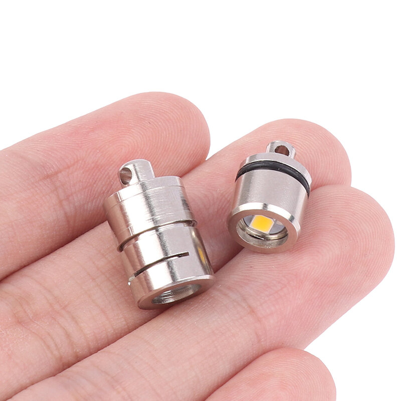 Minibombilla LED pequeña para manualidades, luz de botón decorativa iluminada, hecha a mano, electrónica, modelo de luz de colores