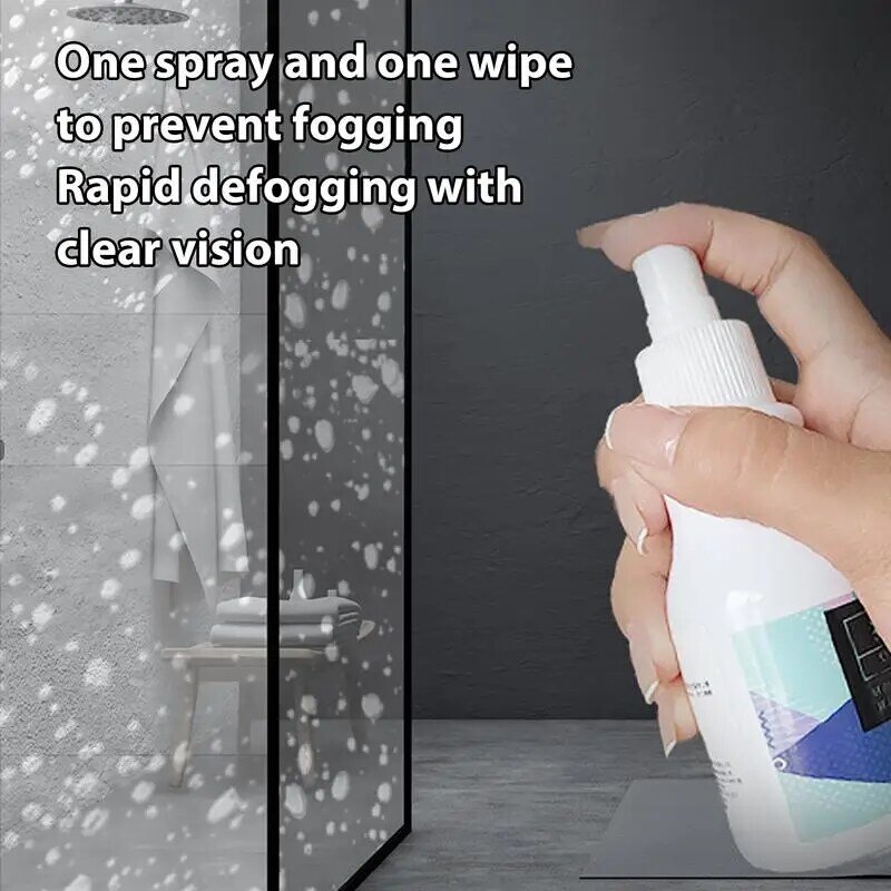 Spray antiappannamento per parabrezza nebbia Spray detergente per vetri detergente per lenti parabrezza prevenzione della nebbia occhiali antiappannamento forniture per la pulizia
